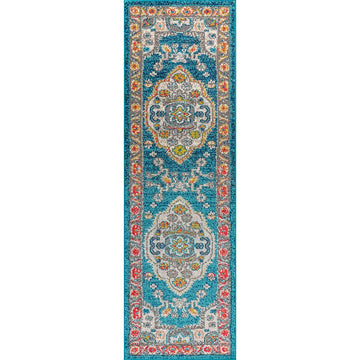 Kristina bohemian Flair Boho Vintage Medallion Area Rug